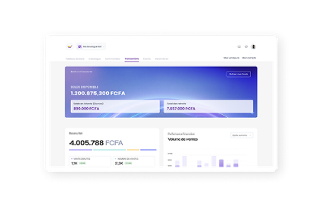 Solde et revenus vendeur Yoonema