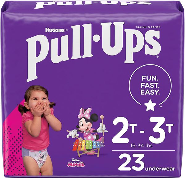 Pull-Ups Filles Taille 4, 2T-3T, 23 Ct
