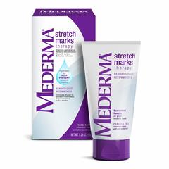 Mederma Stretch Marks Therapy - Hydrate pour aider à prévenir les vergetures - Démontré cliniquement pour produire une amélioration notable en 4 semaines - Recommandé par les dermatologues - 150g, Ivoire