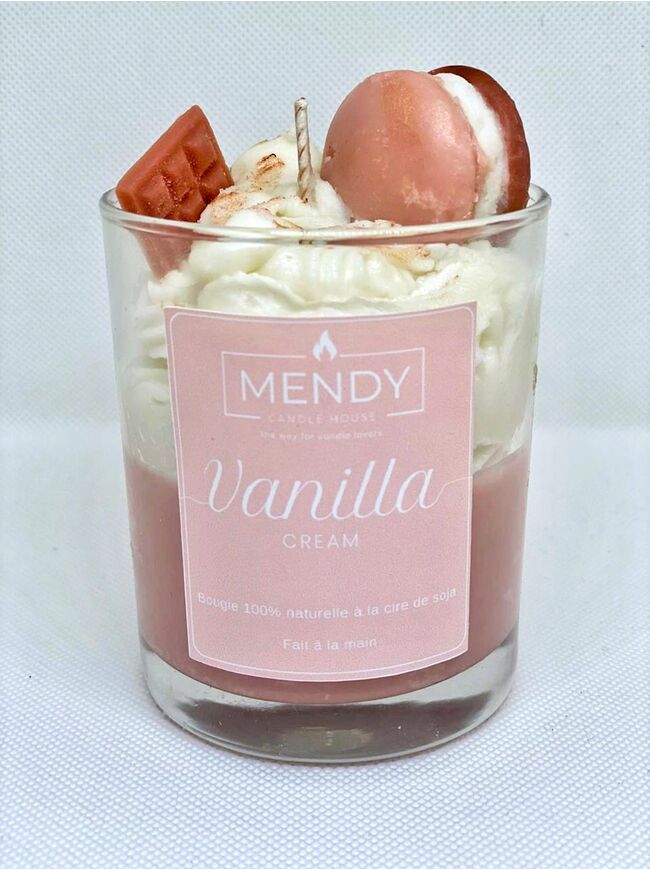 Bougie "Vanilla Cream" - Mendy's candles