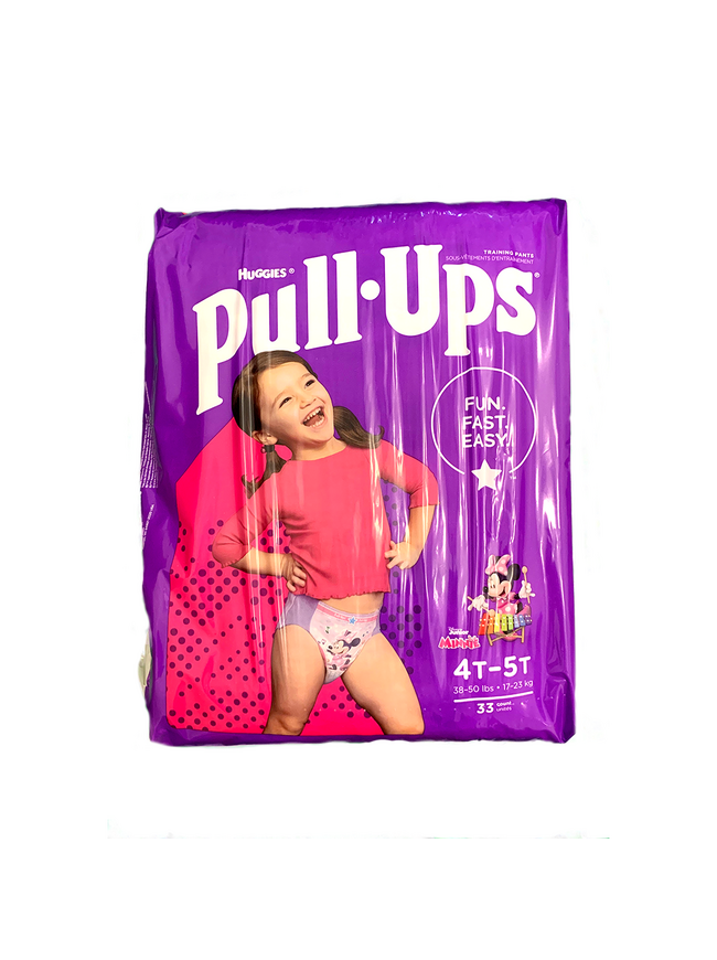 Pull-Ups Girls' Potty Training Underwear Size 6, 4T-5T, 33 ct