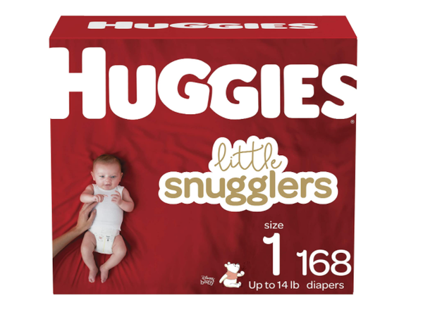 Couches bébé Huggies Taille 1 - 168 ct