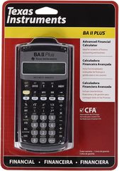 Calculatrice financière avancée de Texas Instruments (BA II Plus)