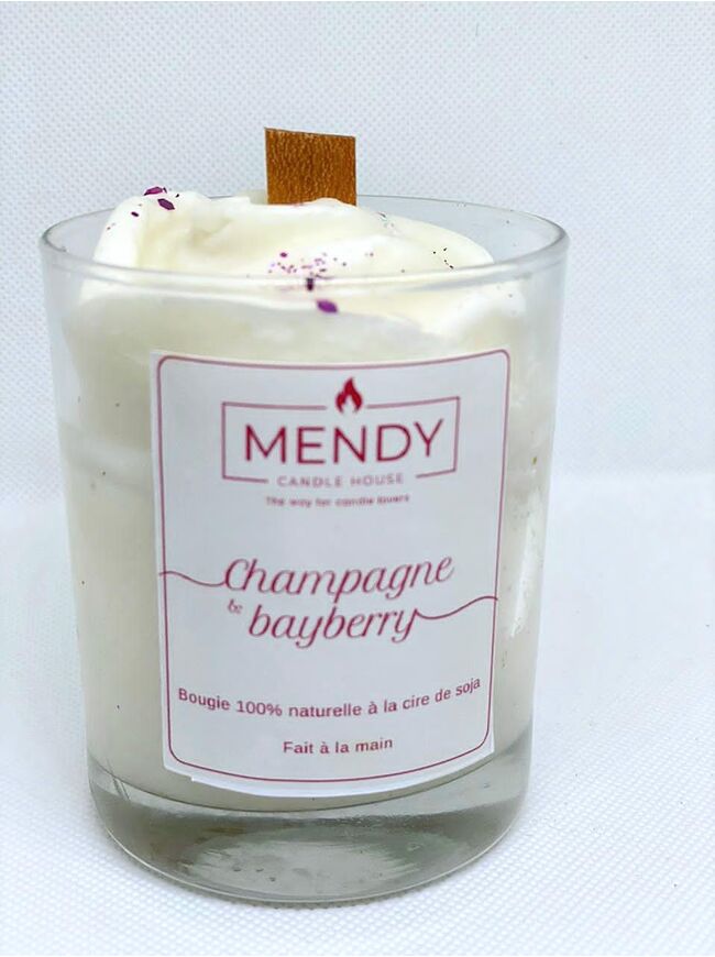Bougie "Champagne & bayberry" - Mendy's candles