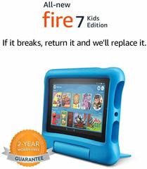 Tablette Fire 7 avec coque spéciale enfants, Ecan 7 pouces