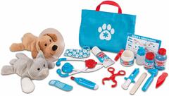 Melissa & Doug Examine & Treat Pet Vet Play Set - The Original (24 Pieces, Great Gift for Girls and Boys - Kids Toy Best for 3, 4, 5 Year Olds and Up)