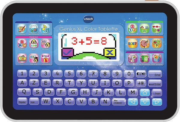 Vtech - 155205 - Ordinateur Pour Enfant - Tablette - Genius Xl - Noir - Version FR