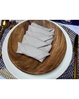 SOBEL-Lot of 4 beige napkins 